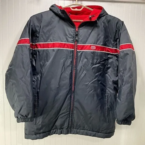 NIKE Fleece lined coat jacket with hood