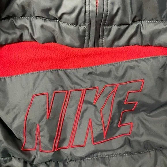 NIKE Fleece lined coat jacket with hood