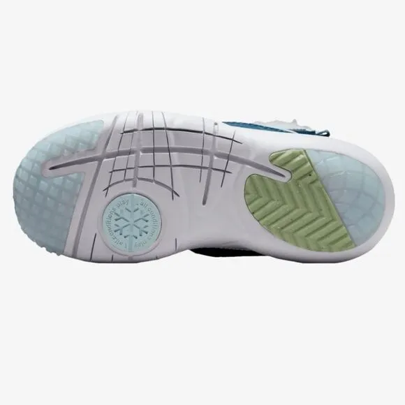 Nike Flex Advantage SE Boots • Sizes 13.5, 1, 2 Kids Shoes • Blue / Silver • New