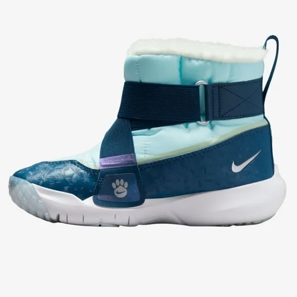 Nike Flex Advantage SE Boots • Sizes 13.5, 1, 2 Kids Shoes • Blue / Silver • New