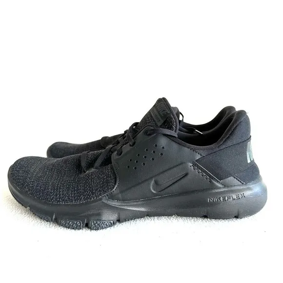 Nike Flex Control TR3 Black Athletic Training Shoes AJ5911-002 Men's Size 12
