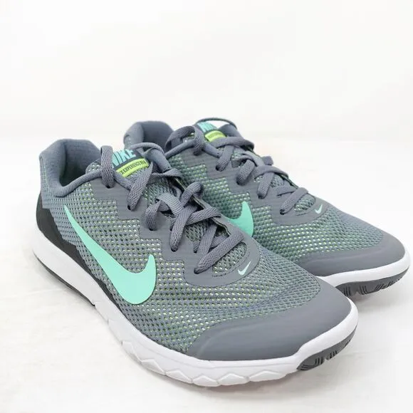 Nike Flex Experience RN 4 Gray Grey Green Running 749178-001 Womens Size 5