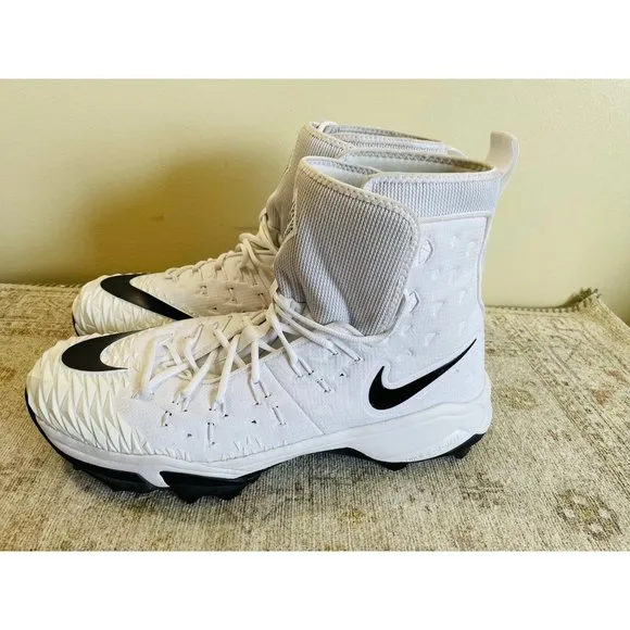 Nike Force Savage Elite White Sneakers Style 923089-101 Size 18 Wide