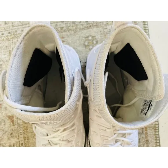 Nike Force Savage Elite White Sneakers Style 923089-101 Size 18 Wide