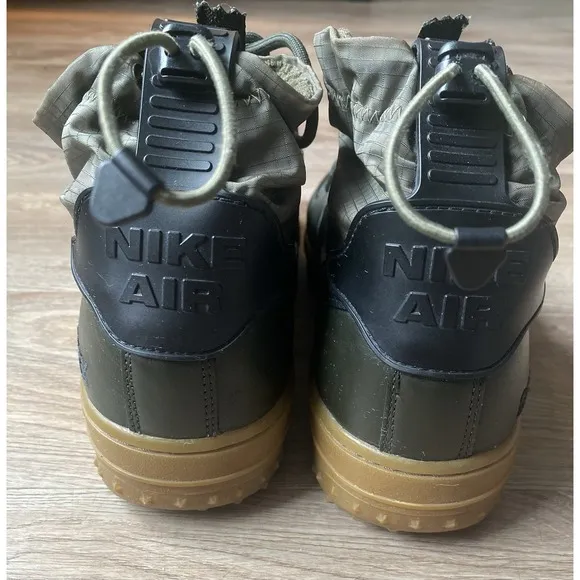 Nike Gore Tex Air Force 1 High Olive Green Men Size 10.5 Sneakers Waterproof