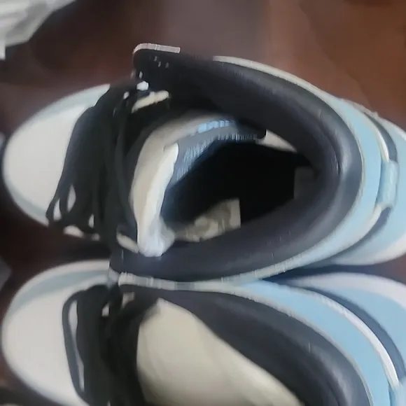 Nike High-Top Sneakers in Blue and White