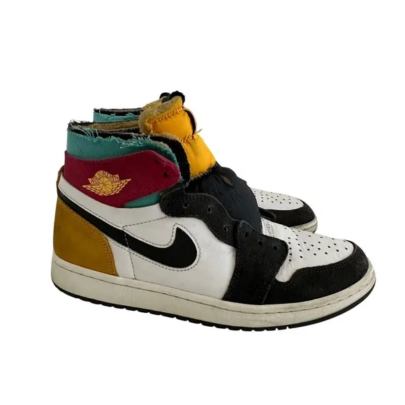 Nike Jordan 1 High Zoom Air CMFT Multicolor Anthracite  CT0978-016 Men Size 8.5