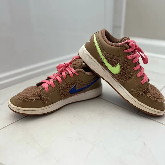 Nike Jordan 1 Low Utility Teddy bear