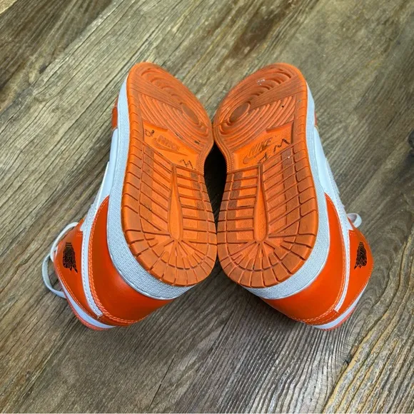Nike Jordan 1 Mid Metallic Orange GS Size 7Y