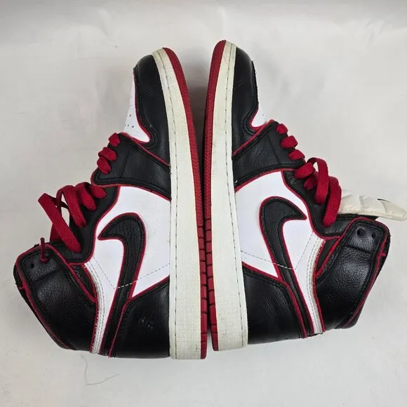 Nike Jordan 1 Shoes Retro High Bloodline Size 6.5Y GS White Sneakers Basketball