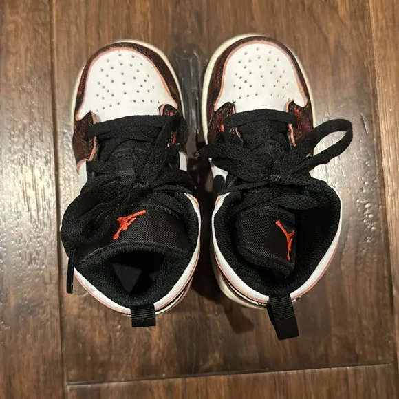 Nike - Jordan Boy’s - Modern Black &amp; Red High-Top Sneakers - Size: US 7C