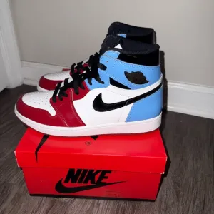 Nike Jordan Sneakers - Red, White, Blue, Black