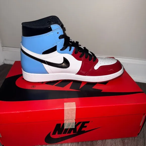 Nike Jordan Sneakers - Red, White, Blue, Black