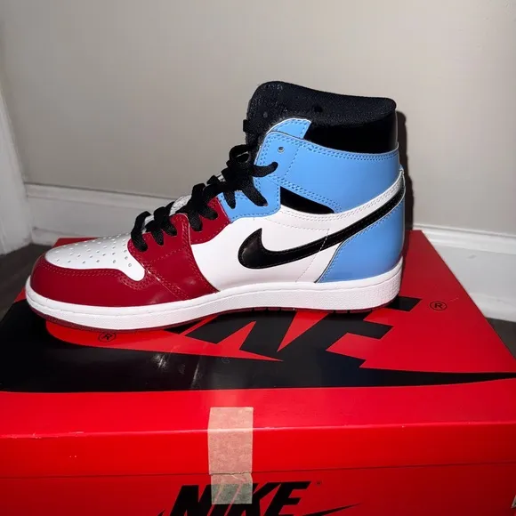 Nike Jordan Sneakers - Red, White, Blue, Black