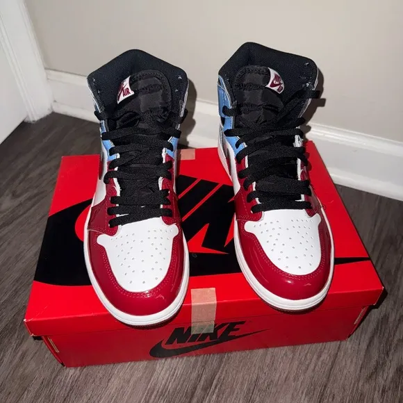 Nike Jordan Sneakers - Red, White, Blue, Black