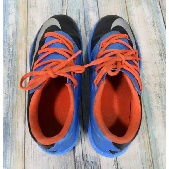 Nike KD 6 PS Youth Size 2Y Black Blue Orange RARE Thunder Away 599478-002