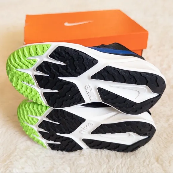 Nike Kids Black and Blue Running Shoes