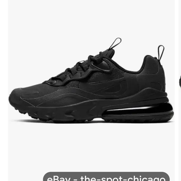 Nike Kid's Nike Air Max 270 React, Size 12 For Ages 5 And 5.5 Barley Used.
