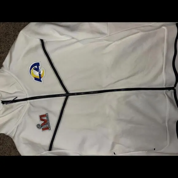Nike LA Rams Super Bowl LVI Bound Diamond Collection Tech Fleece Full-Zip Jacket