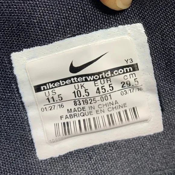 Nike LeBron 13 831925-001 Low Lace Up Basketball Sneakers Shoes Size 11.5