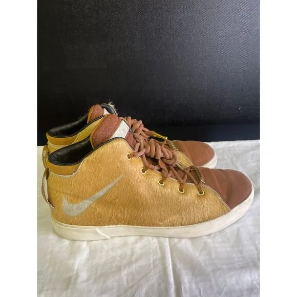 Nike Lebron Lions Mane Men's Brown/tan Sneakers/Shoes Size 10 SKU 2857