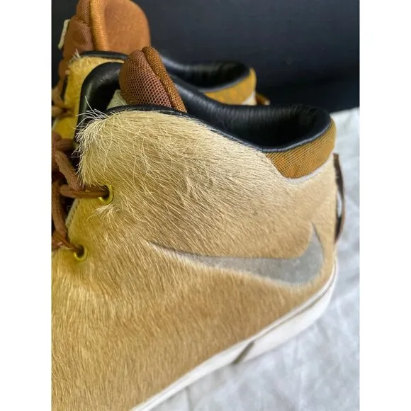 Nike Lebron Lions Mane Men's Brown/tan Sneakers/Shoes Size 10 SKU 2857