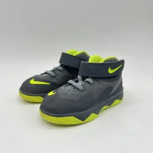 Nike‎ LeBron Soldier  8 TD Magnet Grey Volt Size 8c Shoes 653647-002 Used