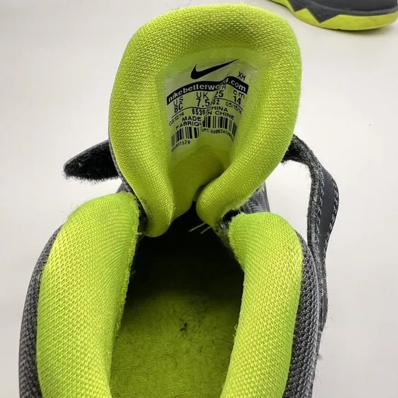 Nike‎ LeBron Soldier  8 TD Magnet Grey Volt Size 8c Shoes 653647-002 Used