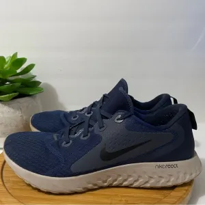 Nike Legend React Running Shoes Blue Athletic Workout Sneaker Size 11.5