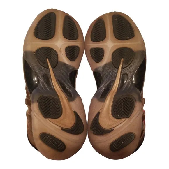 Nike Little Posite One Boy's Copper and Black Sneakers Size 5Y