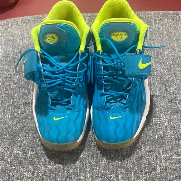 Nike men Blue and Green Athletic Shoes