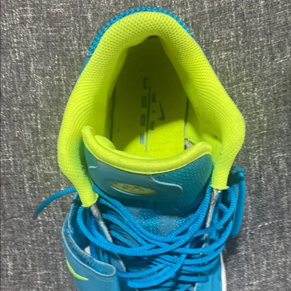 Nike men Blue and Green Athletic Shoes