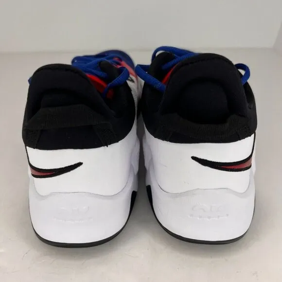Nike Mens CW3163-161 White Red Blue PG Air Low Clippers Size 11 Basketball Shoes