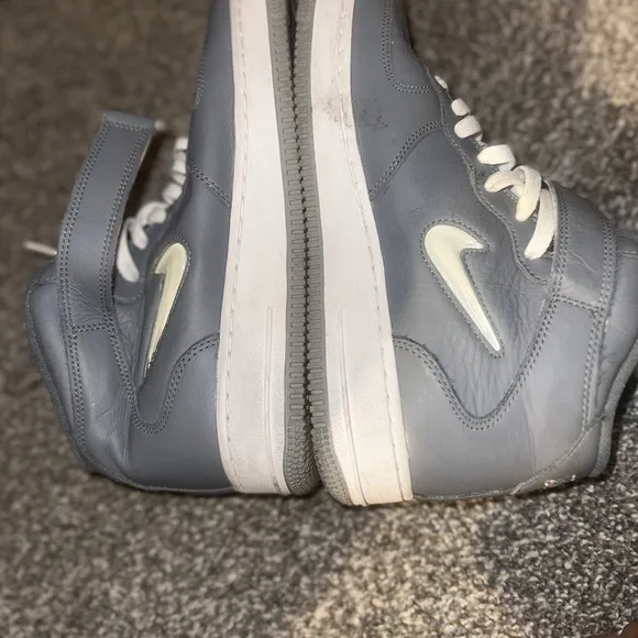 Nike Mens Gray High-Top Sneakers