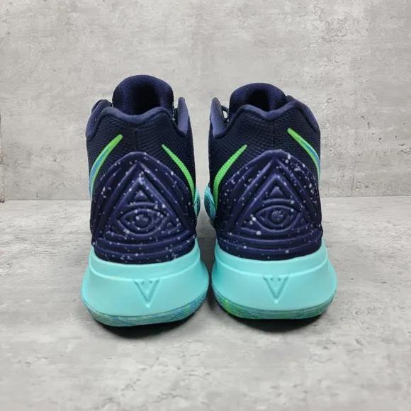 Nike Men's Kyrie 5 UFO Obsidian Light Blue Basketball Shoes Size 12 AO2918-400