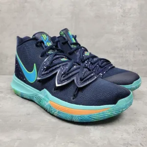 Nike Men's Kyrie 5 UFO Obsidian Light Blue Basketball Shoes Size 12 AO2918-400