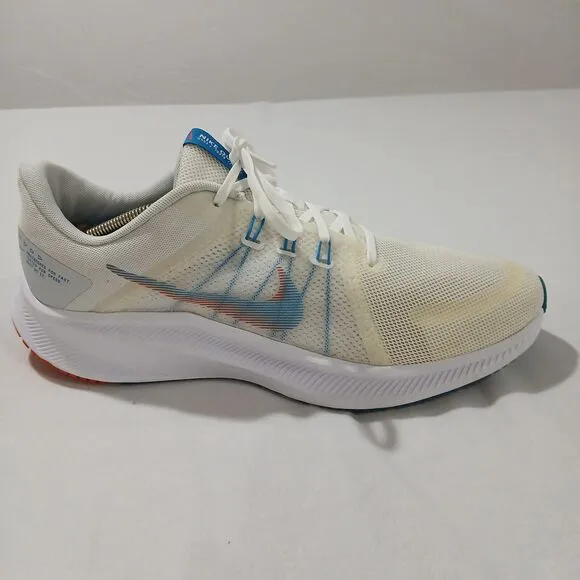 Nike Mens Shoes Size 12 Quest 4 White Multicolor Running Shoes DA1105-101