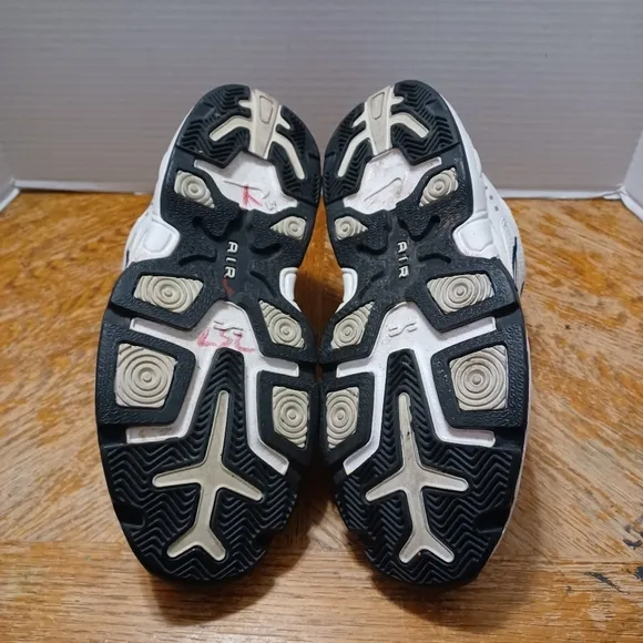 Nike Mens Size 12 4E Shoes White Blue Air Definition Comfort Walking 308257-141.