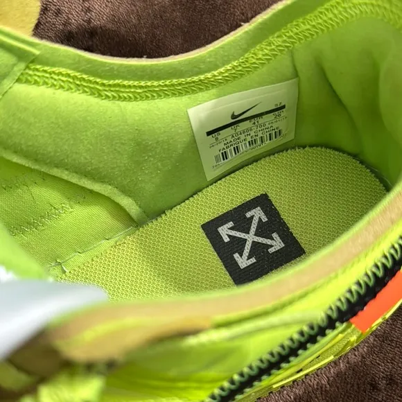 Nike Neon Green Sneakers Off White