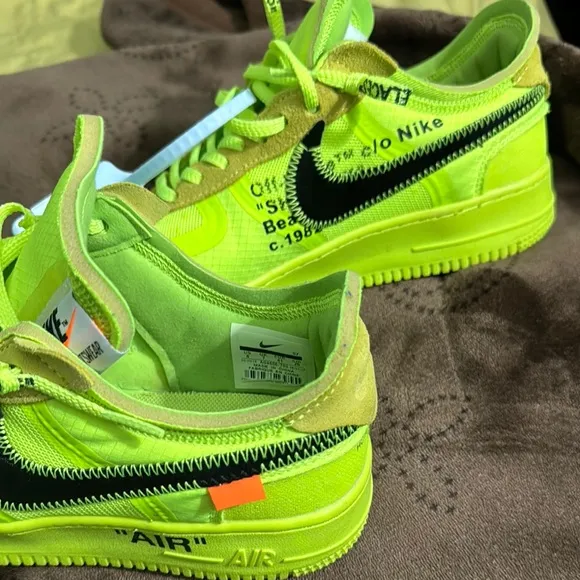 Nike Neon Green Sneakers Off White