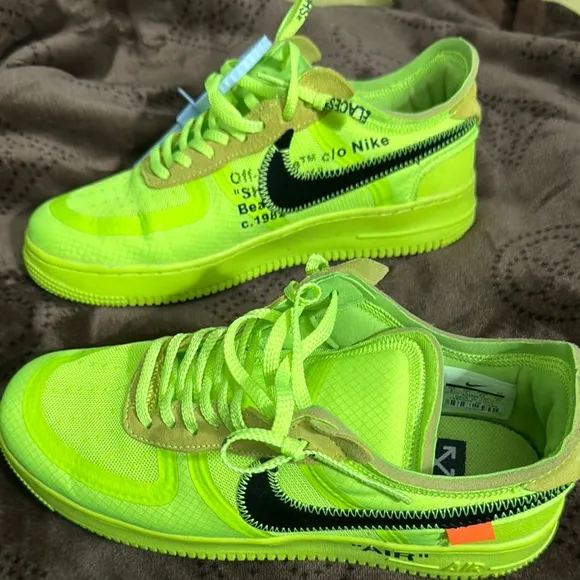 Nike Neon Green Sneakers Off White