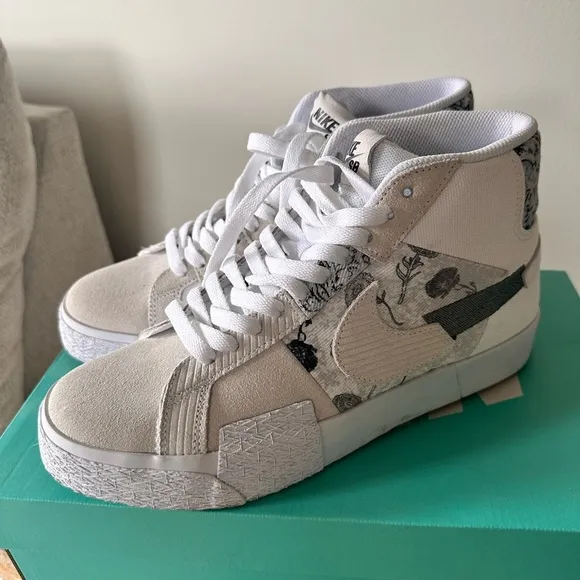NIKE Nike SB Zoom Blazer Mid Edge &quot;FloralWhite/Grey&quot; Sneakers | White PRE-LOVED