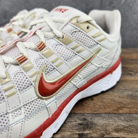 Nike P-6000 Sz 11 Mens Phantom Dragon Red White Black Casual Shoes Sneakers