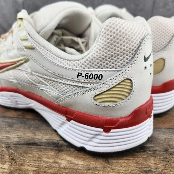 Nike P-6000 Sz 11 Mens Phantom Dragon Red White Black Casual Shoes Sneakers