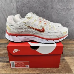 Nike P-6000 Sz 11 Mens Phantom Dragon Red White Black Casual Shoes Sneakers
