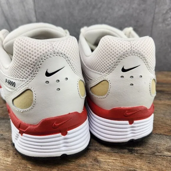 Nike P-6000 Sz 11 Mens Phantom Dragon Red White Black Casual Shoes Sneakers