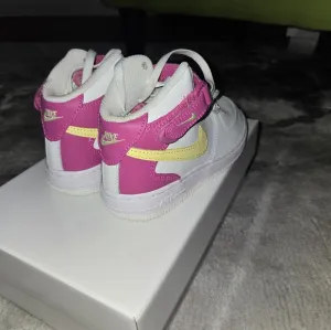 Nike Pink and Yellow Chunky Sneakers