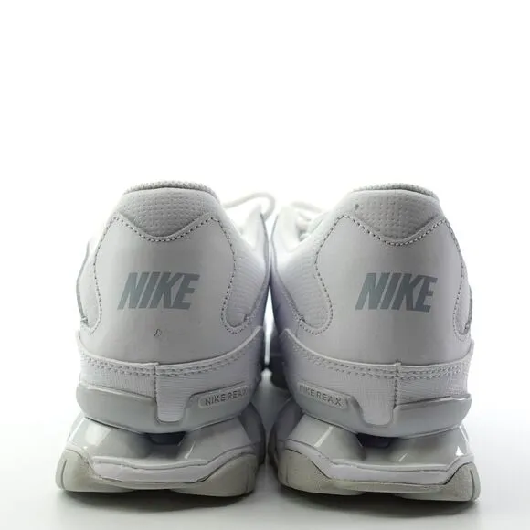 Nike Reax 8 TR Triple White Training Shoes 621716-102 Mens Size 9