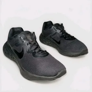 Nike Revolution 6 Next Nature Mens Size 11.5 Triple Black Running Shoes Sneakers