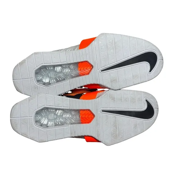 Nike Romaleos 4 Orange Mens Size 12.5 Weightlifting Training Shoes CD3463-801
